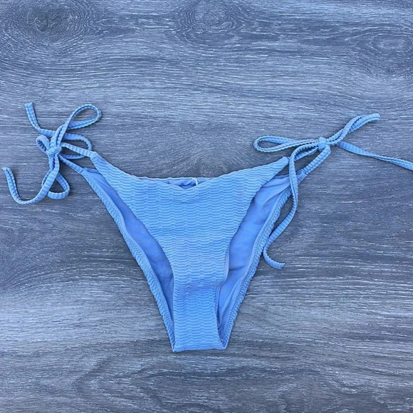 RVCA Daybreak Bandeau Bikini Top & Daybreak French Bikini Bottoms, iris - Picture 9 of 16